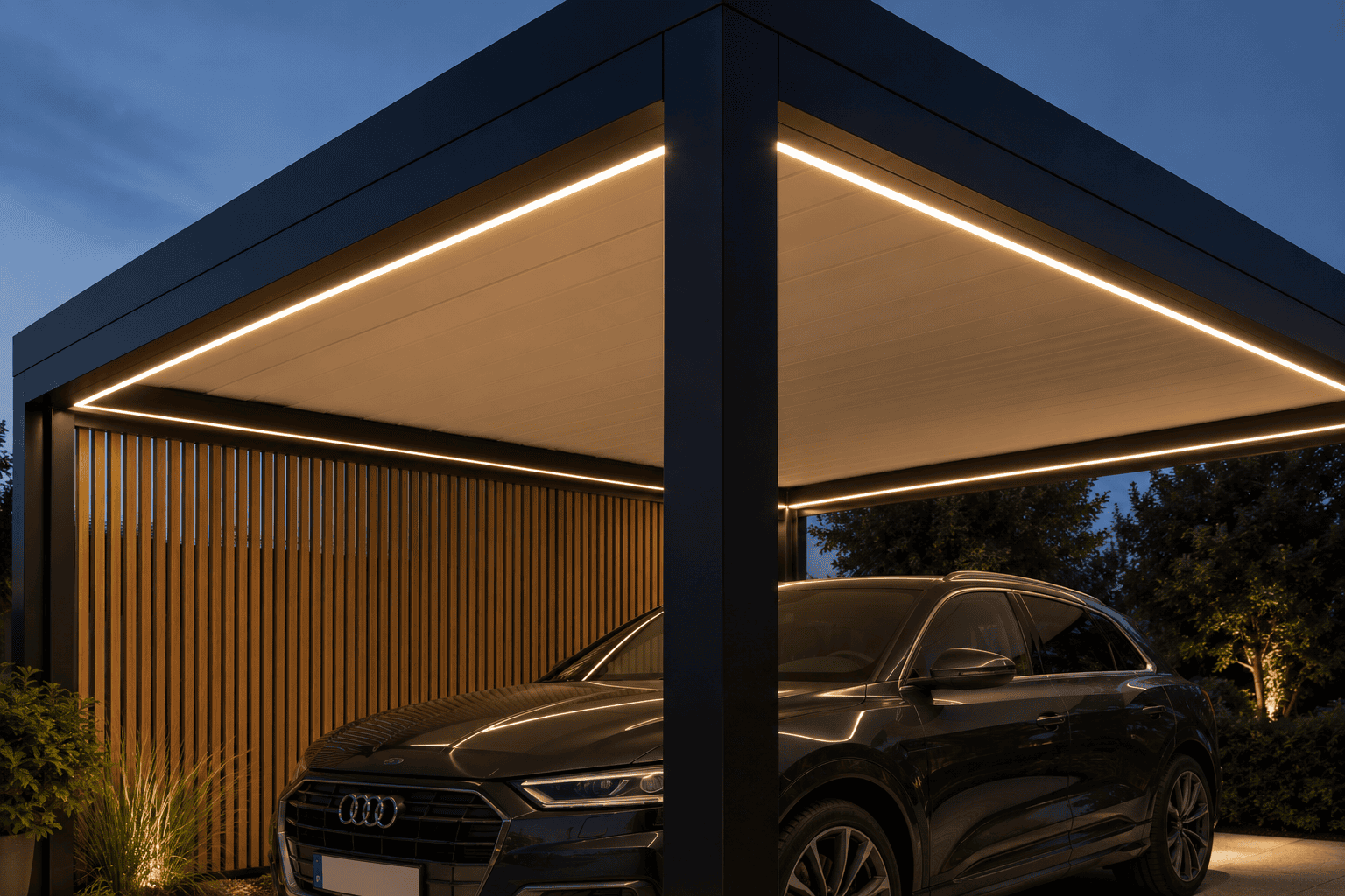 LEDS carport
